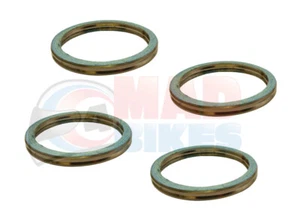 Suzuki Bandit GSF600 GSF650 GSF1200 GSF1250 Exhaust Header Gasket Set x 4 - Picture 1 of 4