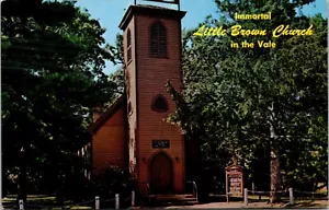 Vtg Vale Iowa IA Little Brown Church Postcard - Picture 1 of 2