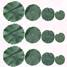 12pcs Artificial Floating Foam Leaves for Pond Pool Garden Decoration