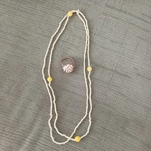 Kids Costume Jewellery Necklace And Ring, Great Condition + FREE GIFT - Picture 1 of 5