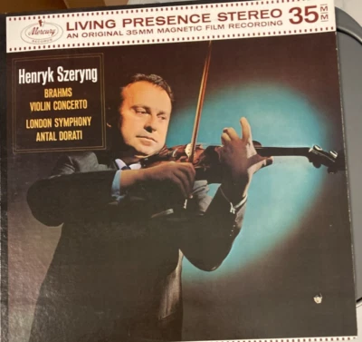 Brahms VIOLIN CONCERTO / HENRYK SZERYNG LP Mercury SR 90308 VG/VG Fast Ship USA - Image 1 of 3