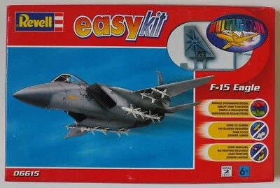 1/100 F-15 Eagle Fighter EasyKit Snap Kit Revell #06615 sellado de fábrica sin usar, en caja sellada Foto 1 de 4