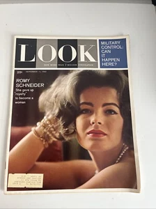 1962 Look Magazine Romy Schneider September 11 Football Forecast Walter Cronkite - Picture 1 of 7