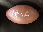 Aqib Talib Rams Broncos Autographed NFL Full Size Football COA Rookie Autograph!