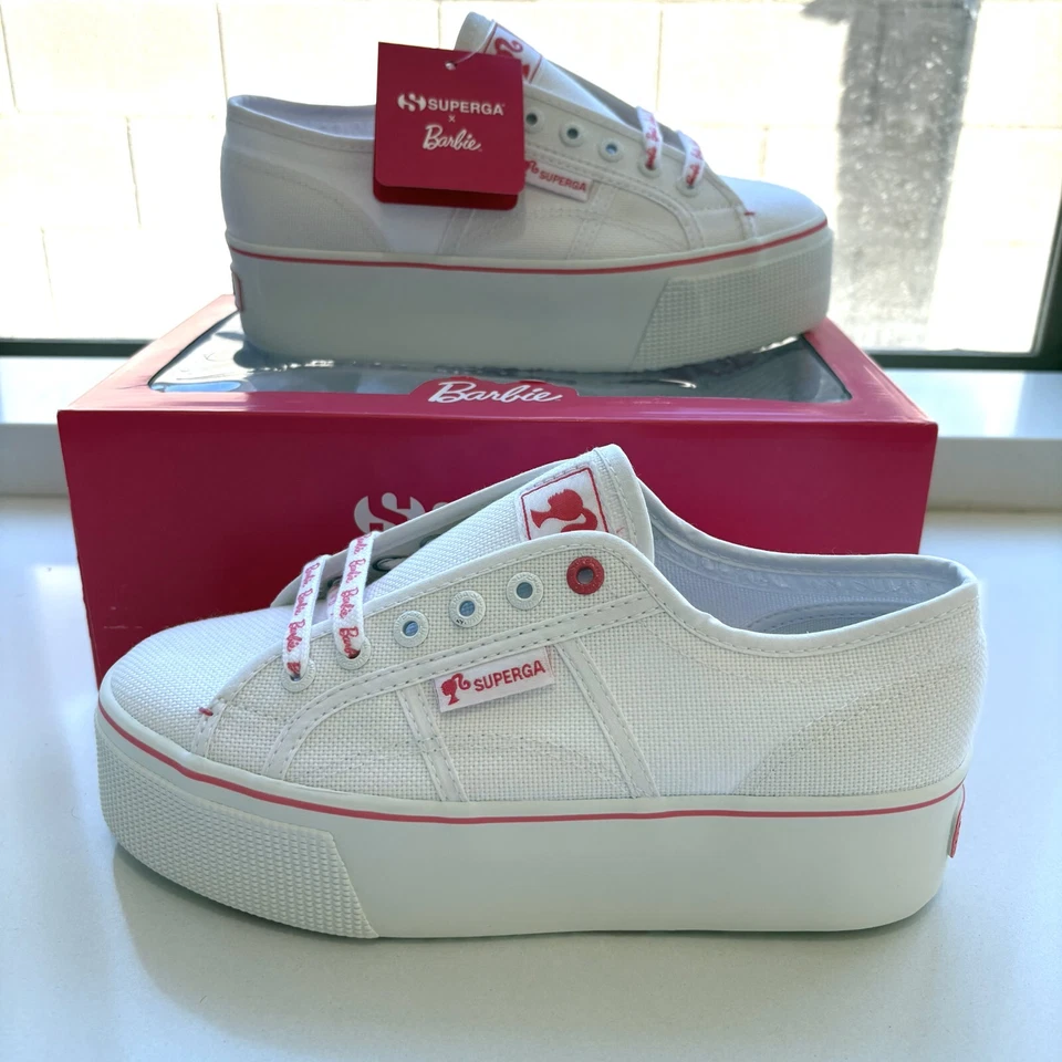 Superga x 2790 Barbie Platform Sneakers / Shoes - Womens 7 - #48343-ZZ4