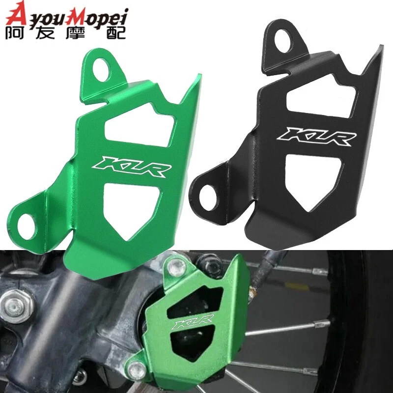Cubierta protectora de pinza de freno delantera CNC para Kawasaki KLR650 2008-2025 Foto 1 de 4