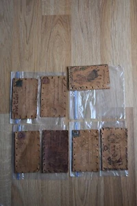 Vintage 1900's Leather Embossed Postcards~LOT OF 6 Great for a collector - Picture 1 of 8