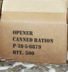 Liquidación US Shelby Edición Militar P-38 Abridor de Latas Lote de 500 Hecho en EE. UU. ENVÍO GRATUITO - Imagen 1 de 1