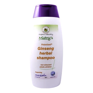 Mistry's Ginseng Herbal Shampoo 200ml - Naturally Vegan - Picture 1 of 6