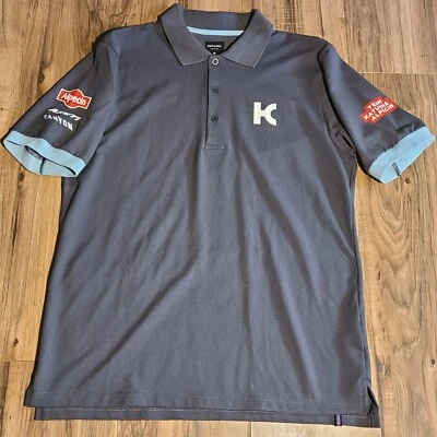 Team Katusha Alpecin Cycling Men's Short Sleeve Casual Shirt Sz M ~Gray~ - Image 1 of 4