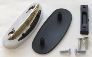 Chrome Mirror Plinth & Fittings For Sprite, Midget, Mini & FX4 CZH3521 - Picture 1 of 1