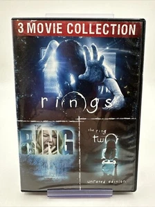 Rings / The Ring / The Ring Two [DVD] 3 Movie Collection Horror WalMart - Picture 1 of 2