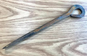 Antique Wrought Iron Blacksmith made Screwdriver Vintage Tools 9" - Picture 1 of 7