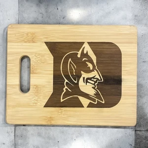 New Duke Blue Devils Laser Engraved Cutting Board Charcuterie Board - Picture 1 of 2