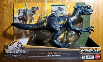 Figura de acción Mattel Jurassic World Track 'n Attack Indoraptor 15" Dino Trackers Foto 1 de 4