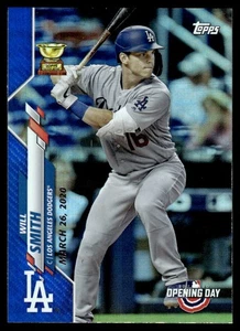 2020 Topps Opening Day Edition Blue Foil Will Smith Los Angeles Dodgers #150 - Bild 1 von 2