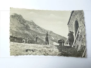 AK COLLE DI ZAMBLA BERGAMO BERGSTEIGEN SKI BERG ALTES FOTO - Bild 1 von 2