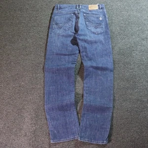Y2K/2000s VOLCOM STRAIGHT FIT SKATER DENIM BLUE JEANS 30X30 - Picture 1 of 6