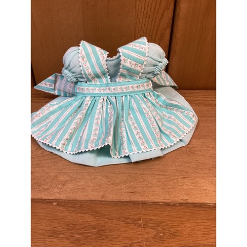 VETEMENTS Vestito Bambola Ideale Personaggio Americano Effanbee Toni Shirley Sue Verde Pinafore