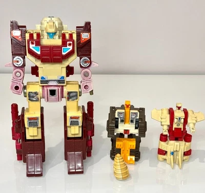 G1 Transformers Computron - Scattershot, Nosecone, Strafe - Technobots - Junk - Image 1 of 4