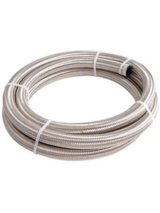 Aeroflow 100 Series Stainless Steel Braided Hose -10AN 6M (AF100-10-6M) - Picture 1 of 12