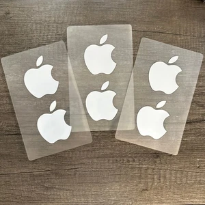 Apple Original 6ct Logo Stickers - Picture 1 of 5