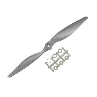 RC Propellers CW 11x7 Inch 2-Vane for Airplane Nylon Gray with Adapter Rings - Image 1 of 4