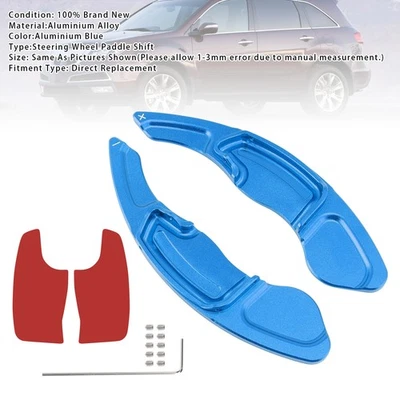 Steering Wheel Paddle Shifter Extension For Acura MDX RDX TLX ILX Aluminium Blue Foto 1 de 4