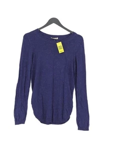 Whistles Women's Jumper UK 8 Blue Viscose with Other, Polyester Pullover - Picture 1 of 6