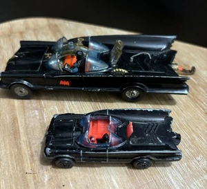 VINTAGE CORGI TOYS 267 BATMOBILE + BATMAN FIGURE TOW HOOK VERSION/Corgi juniors - Picture 1 of 10
