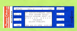 Wilson Phillips 1992 Unused Concert Ticket, Poplar Creek, Hoffman Estates, IL - Picture 1 of 1