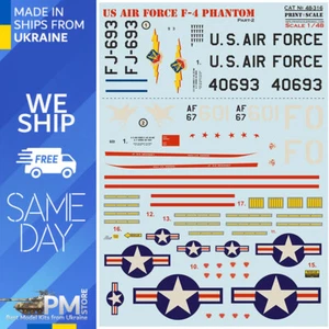 Print Scale 48-316 1/48 US Air Forces F-4 Phantom. Part 2. New - Picture 1 of 4