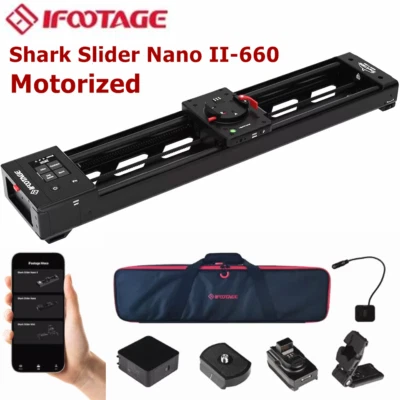 iFootage Shark Slider Nano II-660 DJI RS2 RS3 RS4 Motorisierte Kamera DSLR Slider  - Bild 1 von 4