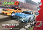 Scalextric Car Racetrack Super Loop Thriller Racecourse Full Set With Loopings
