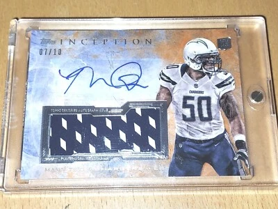 Manti Te'o 7/10 2013 Topps Inception Rookie Jumbo Glove Autographs #AJPMT - Image 1 of 2
