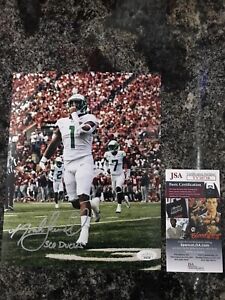 Noah Sewell Oregon Ducks Signed photo 8x10 auto autograph football Jersey JSA
