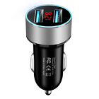 USB Car Charger LED Digital Voltmeter Car Adapter Dual Port Fast Charge