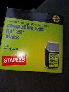 Cartucho de tinta Staples marca HP 29* 42 ML SIH-R30B nuevo sellado  - Imagen 1 de 4