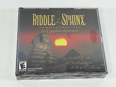 Riddle of the Sphinx An Egyptian Adventure (PC, 2000) Dreamcatcher Sealed - Image 1 of 4