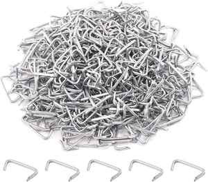 1000-teiliges 3/4 verzinktes Schweineringe Set Profi Polster für Möbelzäune - Bild 1 von 11