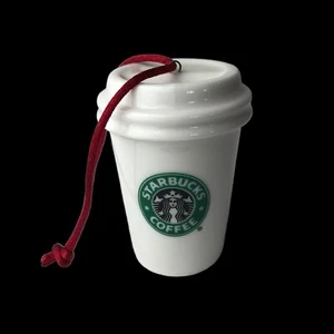 STARBUCKS 2006 Ornament Holiday TO GO CUP Christmas w/ GREEN Logo HTF - Picture 1 of 8