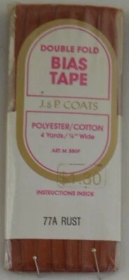 Wrights / C&C 双折偏置胶带 - 1/4 英寸 x 4 码 - 49 色! — 第 1/4 张图片