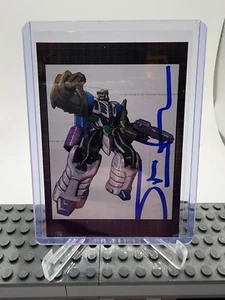 TARJETA COLECCIONABLE TRANSFORMERS 40 ANIVERSARIO THUNDERWING 2024 FIRMADA SIMON FURMAN - Imagen 1 de 2