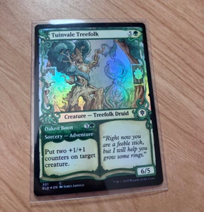 Tuinvale Treefolk (Showcase) 301 - Throne of Eldraine - Foil - MTG 2019 - Picture 1 of 3