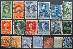 Netherlands, selection of old used stamps - Picture 1 of 1