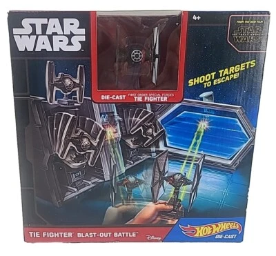 Star Wars Hot Wheels Tie Fighter Blast-Out Battle NEW Die Cast - Image 1 of 4