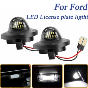 Pair 9-SMD LED License Plate Lights Replacement For Ford F150 F250 F350 White - Picture 1 of 10