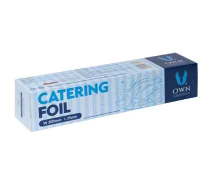 PROWRAP Aluminium Cooking Foil Professional Catering Tin Food Wrap 12" 300mm x 75m