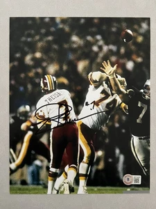 Joe Theismann autographed signed 8x10 photo Beckett BAS COA Washington Redskins - Picture 1 of 1