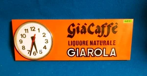 1050-Gia'Caffé Giarola Orologio Pubblicitario Metallo  Rarità Modernariato '70 - Foto 1 di 12